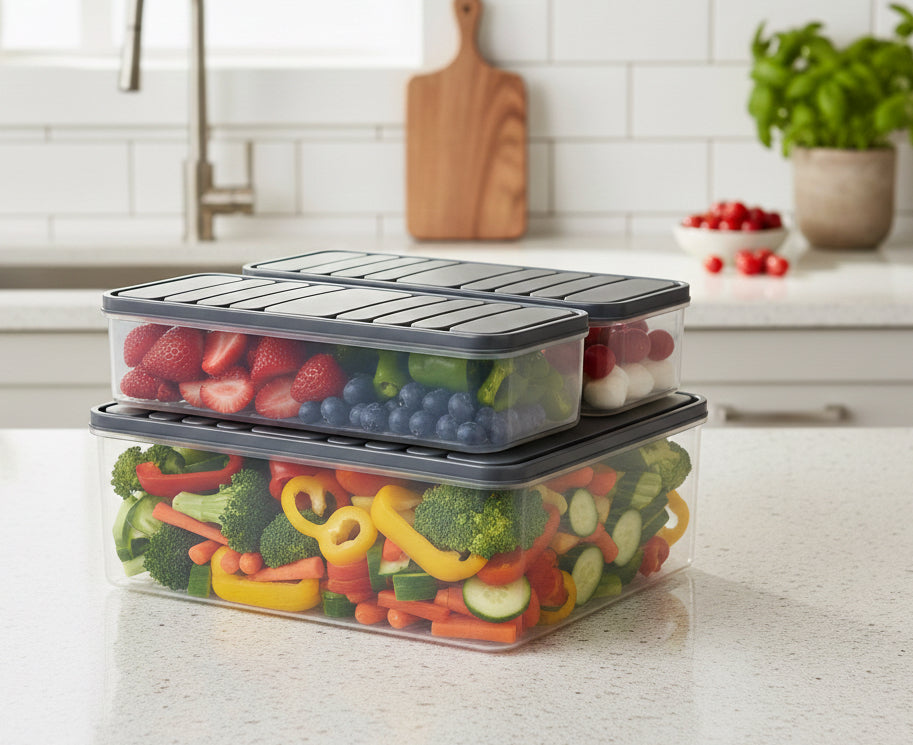 3 in 1 Modular Storage Box with GREY lid